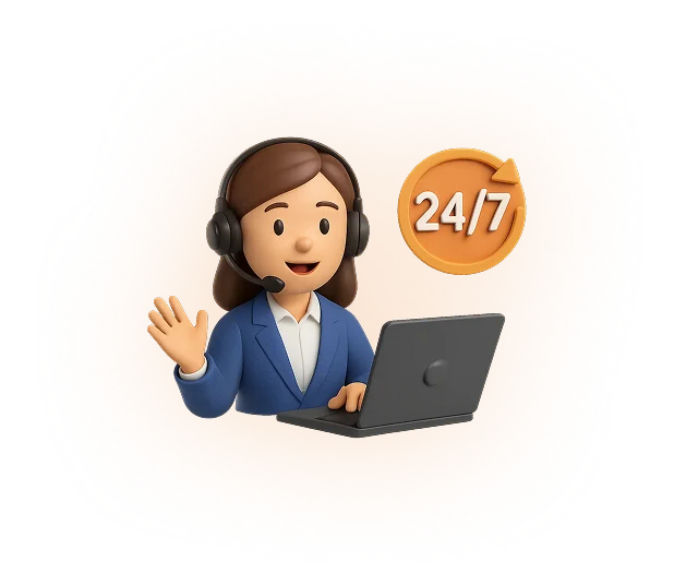 24/7 Customer Help